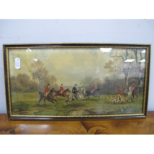 1289 - RUDOLPH STONE (1838-1914) Hunting Scenes, oils on board, a set of four, signed lower left and right,... 