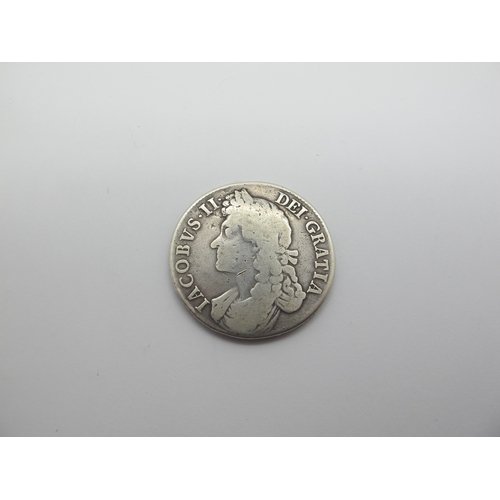 370 - A 1687 James II Silver Coin, 2nd Bust.