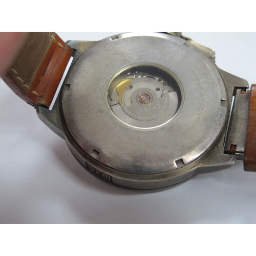 571 - A U-Boat IFO U-925 Automatico Puro Argento Large Gent's Wristwatch, face diameter 5cm, no paperwork ... 