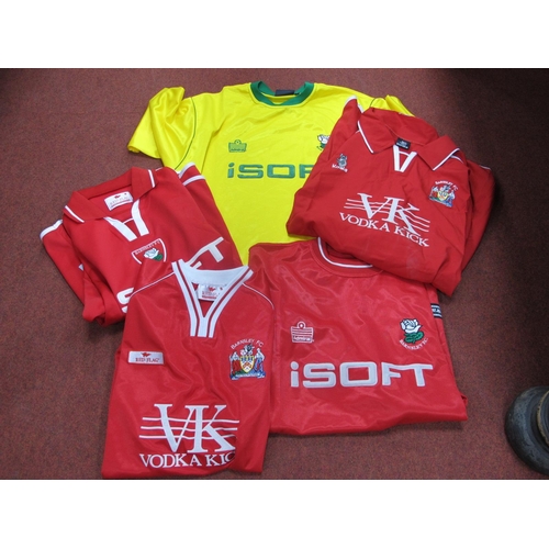 307 - Barnsley F.C Red Home Shirts, Koala XL and Red flag L, both with 'VK' logo, Red Flag i Soft, Admiral... 