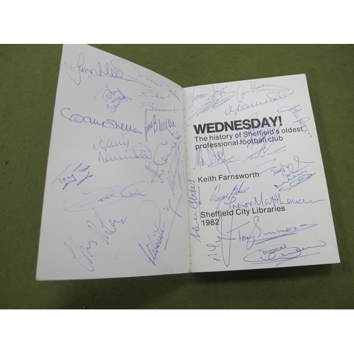 502 - Sheffield Wednesday Autographs, approximately twenty nine, including Shelton, Bailey, Bannister, Pea... 