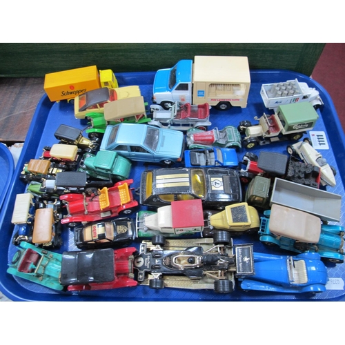 1111 - Die Cast Vehicles Corgi Ford Transit, Lotus Elite, Matchbox Superkings, Ford Capri II, Lledo Lesney ... 