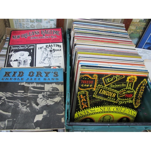 1155 - Jazz Interest LPs, approximately 100 albums by Kid Ory, King Oliver, albert Nicholas, Kid Martyn, Lo... 