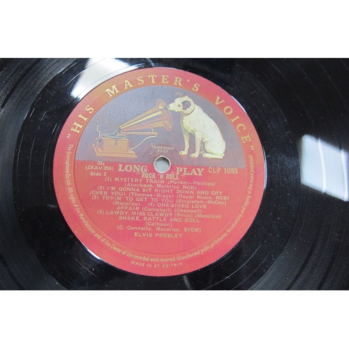 1033 - Elvis Presley 'Rock n' Roll H.M.V 33½ Record CLP 1093. Elvis Presley No 2 H.M.V 33½ record CLP 1105.... 