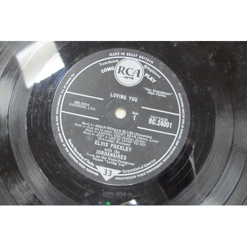 1033 - Elvis Presley 'Rock n' Roll H.M.V 33½ Record CLP 1093. Elvis Presley No 2 H.M.V 33½ record CLP 1105.... 