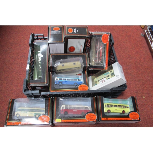 595 - Ten EFE 1:76th Scale Diecast Model Buses, to include #16204 Bristol MW Coach South Midlands, #22707 ... 