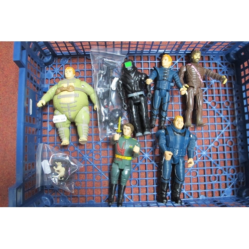 601 - Six Mid 1980's Dune Action Figures, by LJN Toys, to include Paul Atreides, Rabban, Feyd (Sting) with... 