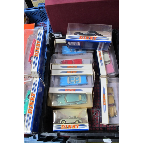 610 - Ten Matchbox 'The Dinky Collection' Diecast Model Cars, to include #DY-TC 1959 'Pink' Cadillac Coupe... 