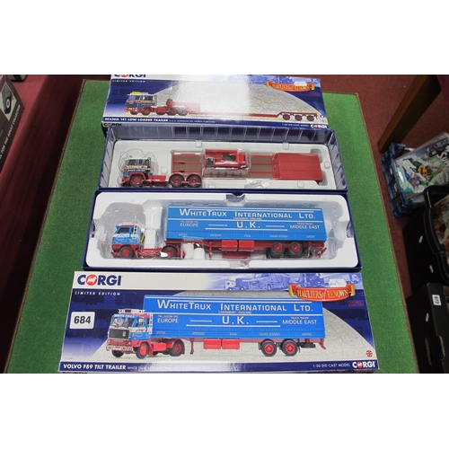 684 - Two Corgi 1:50th Scale 'Hauliers of Renown' Diecast Model Commercial Vehicles, comprising of #CC1530... 