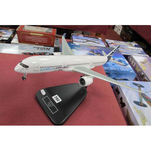 702 - A Bravo Delta Models, display model of Airbus A350-900, 'House Colours', F-WZGG, with display plinth... 