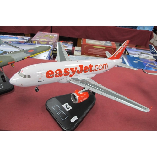 703 - A Bravo Delta Models # ANJ238 Display Model, of an Airbus A319-111 G-EZEB Aircraft, Easy Jet livery,... 