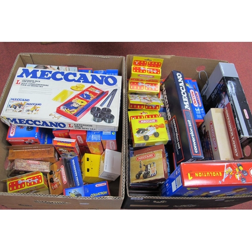 789 - A Collection of Boxed Meccano Set and Packs, to include L extension pack for sets 3 and 4 Standard R... 