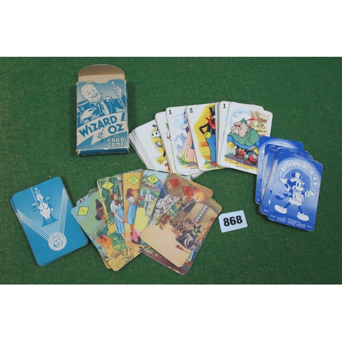 868 - A Pre-War The Wizard of Oz Card Game, by Pepys, set of forty four cards with rules, original box, we... 