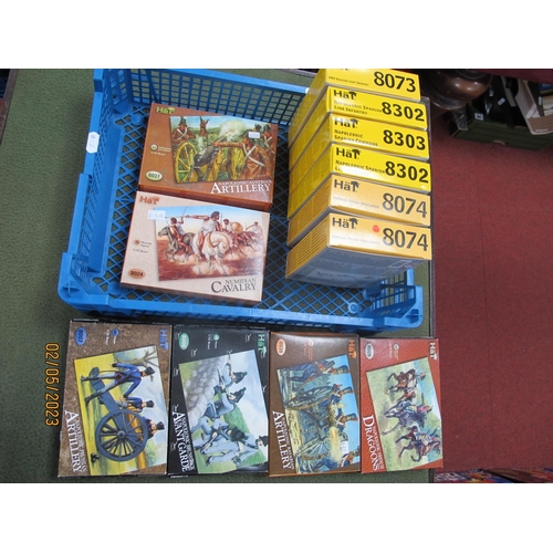 430 - Twelve 1:72nd Scale Plastic Model Figure Sets, by HAT including #8303 Napoleonic Spanish Command, #8... 
