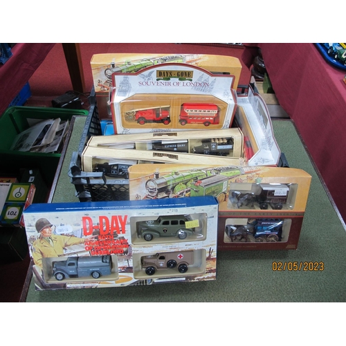 678 - Twenty Eight Lledo Diecast Models, all multi vehicle sets, including D-Day 50th Anniversary of Opera... 