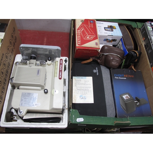 1060 - Norris Super 200 Cine Projector, film scanner, Voigtlander camera, etc:- One Box.