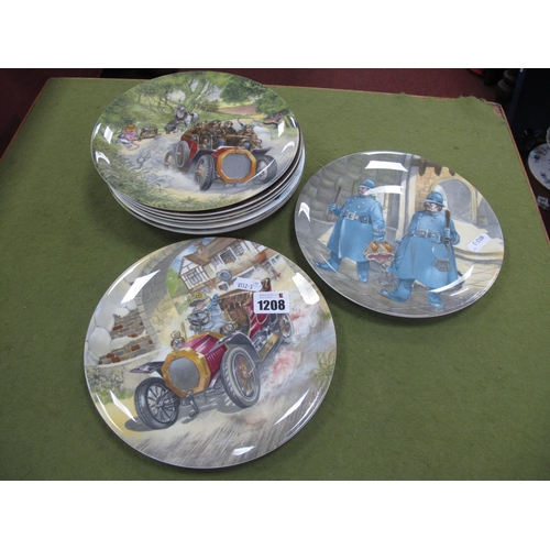 1208 - Ten Wedgwood 'Wind in the Willows' Series Plates.