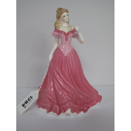 1284 - A Royal Worcester Figurine 'Elizabeth', limited edition No 1200, 16cm high