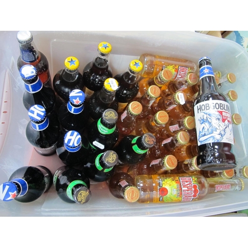 1005 - Box of Mixed Beers / Ales / Cider; including Hobgoblin, Desperados, Crabbie's Ginger Beer, Newcastle... 