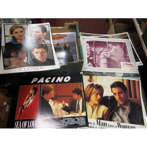 1063 - A Selection of Film Press Cards/Lobby Cards, to include Sea of Love, When a Man Loves a Woman, Four ... 