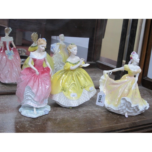 1255 - Royal Doulton Figurines - The Last Waltz HN2315; Ninette HN2379; Summer's Day HN3378. (3)