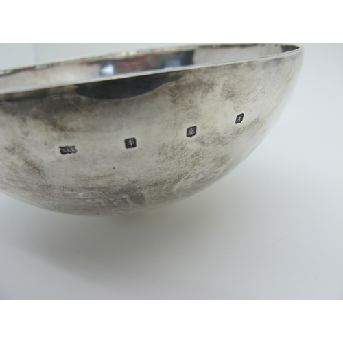 67 - Graham Leishman Stewart; A Modern Scottish Hallmarked Silver 'Deep Peace' Bowl, Edinburgh 1997, of A... 