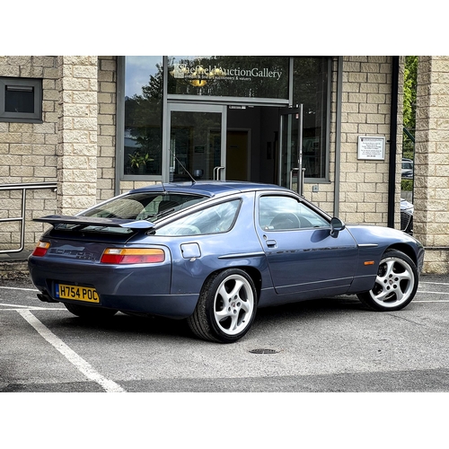 1000 - 1990 [H754 POC] Porsche 928 S4 in Baltic Blue Metallic with Linen leather interior.  5 litre V8 with... 