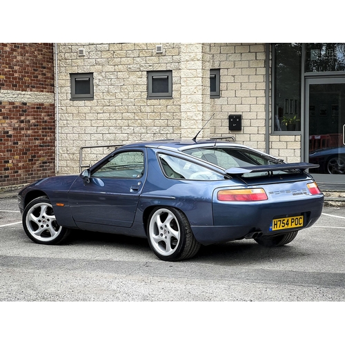 1000 - 1990 [H754 POC] Porsche 928 S4 in Baltic Blue Metallic with Linen leather interior.  5 litre V8 with... 