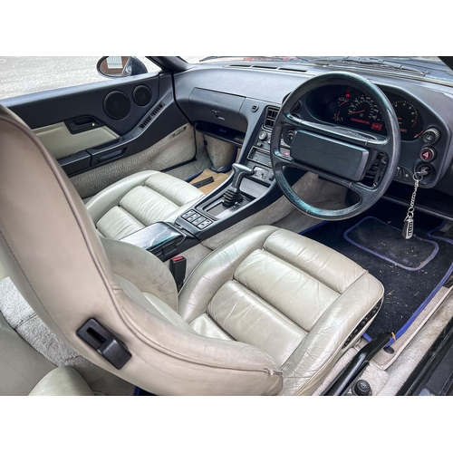 1000 - 1990 [H754 POC] Porsche 928 S4 in Baltic Blue Metallic with Linen leather interior.  5 litre V8 with... 