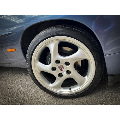 1000 - 1990 [H754 POC] Porsche 928 S4 in Baltic Blue Metallic with Linen leather interior.  5 litre V8 with... 