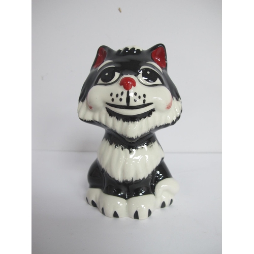 1280 - Lorna Bailey - Tex the Cat, 12.5cm high.
