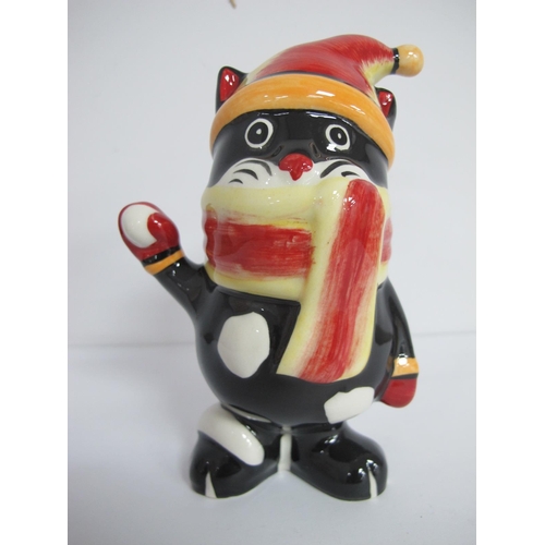 1282 - Lorna Bailey - Snowball the Cat, 13.5cm high.