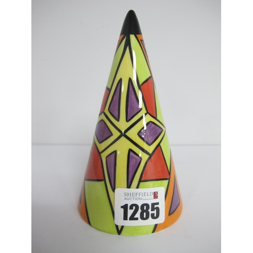 1285 - An Early Lorna Bailey Sugar Caster, limited edition No 14/30, rare Old Ellgreave backstamp, 13.5cm h... 