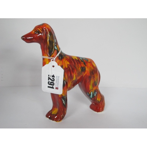 1291 - An Anita Harris Model of an Afghan Hound, 15cm high.