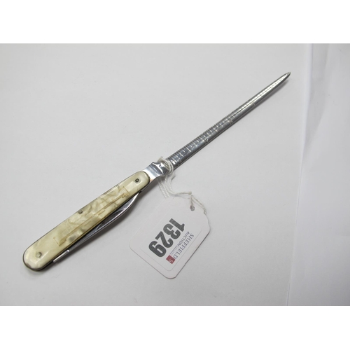 1329 - A XX Century Promotional 'Hoover Ltd' Letter Opener  with folding blade (W. Fisher, Sheffield), 24cm... 