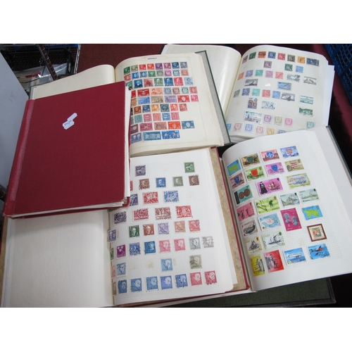 410 - World Stamp Collection, early to modern, housed in five luxury springback albums.