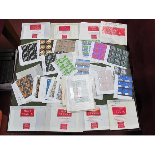 493 - G.B Mint Millennium Stamps in Blocks, with a total face value of over £360.