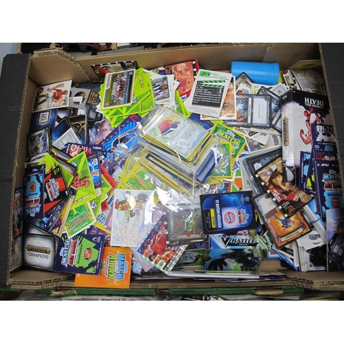 413 - An Assorted Collection of Trading Cards, to include Pokemon, Match Attax Shoot Out, Warhammer Champi... 