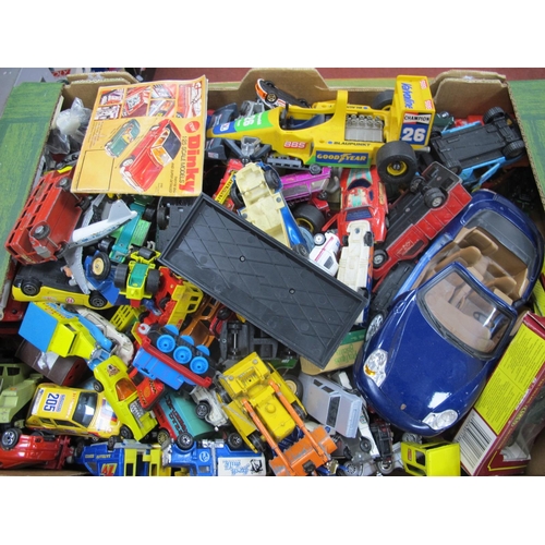 426 - A Collection of Playworn Diecast Model Vehicles, by Dinky, Corgi, Burago, Matchbox, Majorette and ot... 