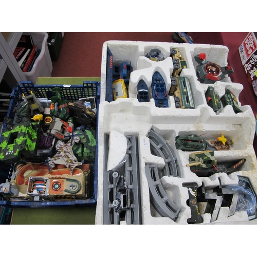 429 - A Quantity of Mainly Circa 1980's Toys, to include Bluebird Toys Zero Hour Supreme Headquarters and ... 