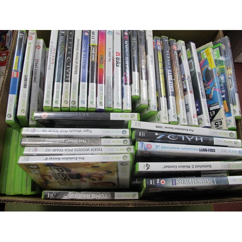 433 - Approximately Ninety Microsoft X-Box 360 Games, to include Halo 3, Tomb Raider, Lego Batman, Gears o... 