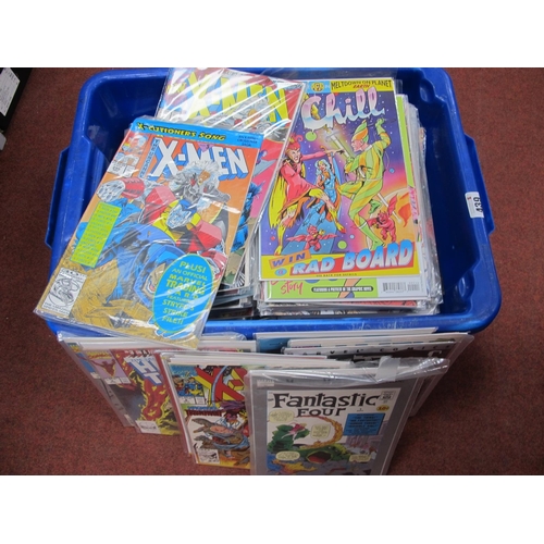 439 - A Large Quantity of Marvel and Other Comics, to include X-Men, Spiderman, Human Torch, Sandman Silve... 