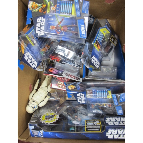 443 - Star Wars Interest: to include Hasbro The Clone Wars Jedi Showdown Battle Packs, Thirteen Hasbro car... 