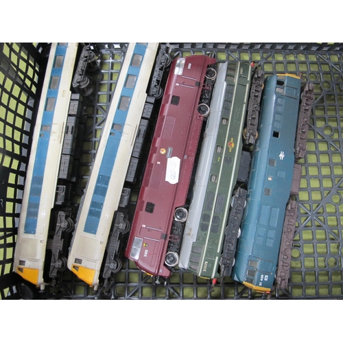 458 - Two Triang 'OO' Gauge/4mm Unboxed Pullman Powered Class 251 Diesel Locomotives, BR grey/blue livery,... 