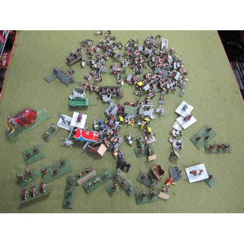 484 - A Collection of White Metal Miniature War Gaming Figures, to include Zulu Wars, Medieval Soldiers, A... 