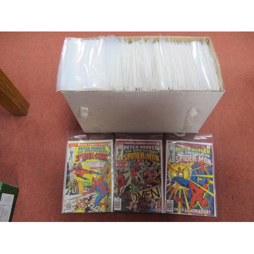 562 - Peter Parker, Spectacular Spider Man, over 140 issues including #1 - #8, many complete runs noted la... 