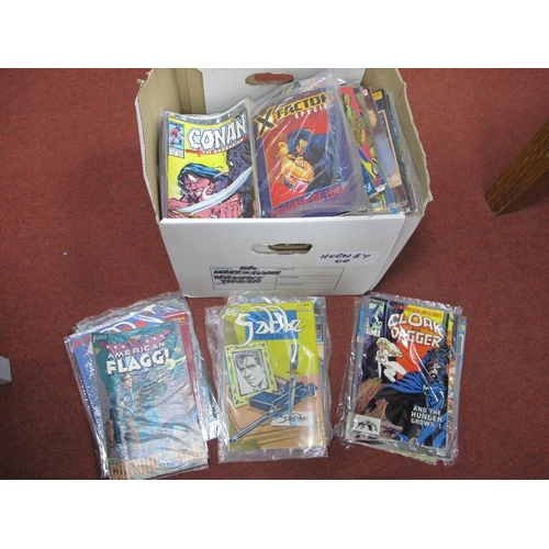 570 - A Large Quantity of Marvel and Other Comics, to include Cloak and Dagger, Dazzler, Sabre, Grim Jack ... 