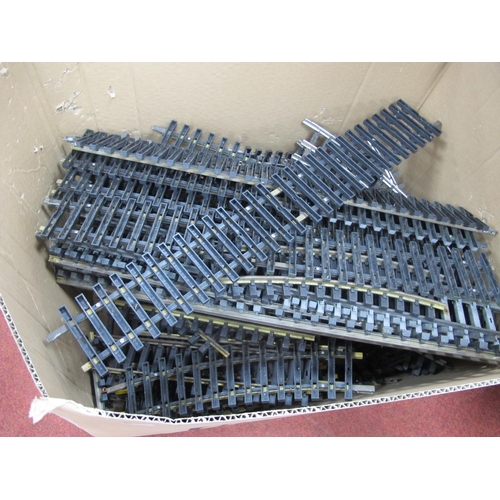 667 - A Quantity of G Gauge (45mm) Track, to include straights, curves, playworn:- One Box