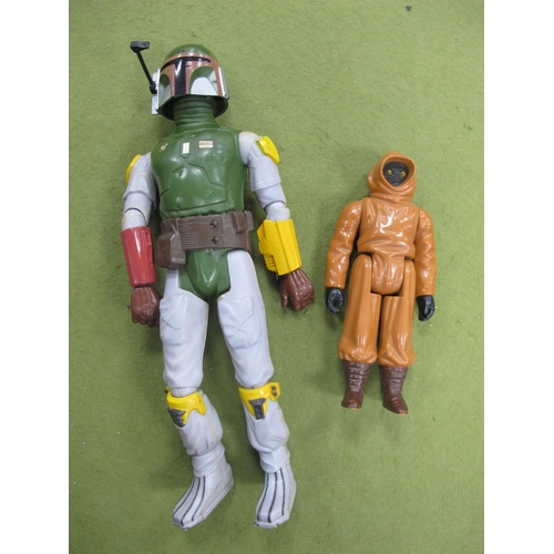 690 - Two Circa 1979 Large Scale Original Star Wars Plastic Action Figures, 12