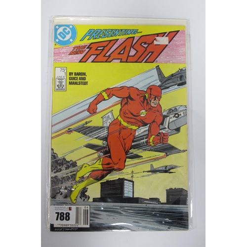 788 - DC Comics - Presenting The New Flash #1 June 87, overall good - very good condition.